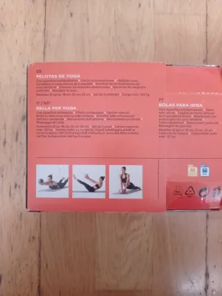 Set di 3 palloni yoga Crivit da 3 unità