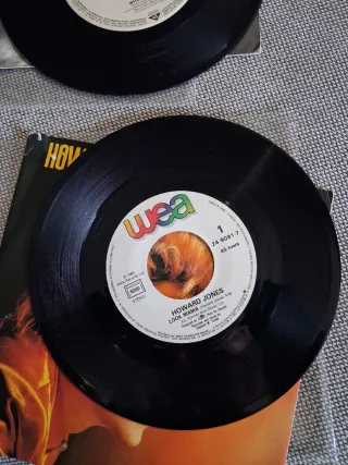 Howard Jones lote 3 vinilos 45 rpm 7"