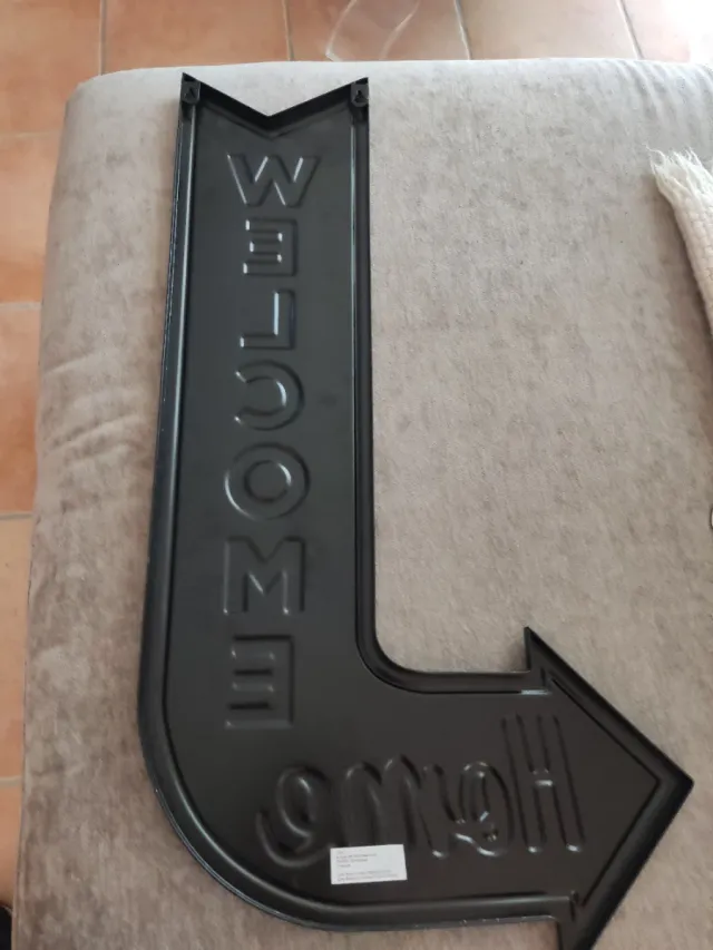 Cartel Welcome Home Metal Negro