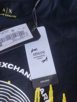 Camiseta Armani Exchange AX Negra
