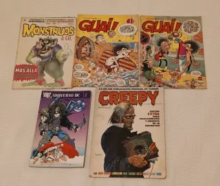 Lote 5 cómics variados