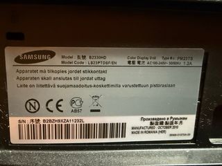Monitor TV Samsung 23'' SyncMaster BZ330HD