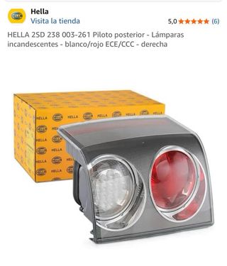 Recambio piloto trasero coche