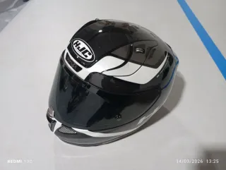 Casco HJC Talla M Negro/Blanco