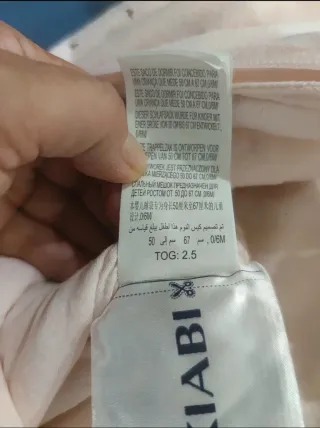 Saco dormir bebé estampado floral.tog 2.5