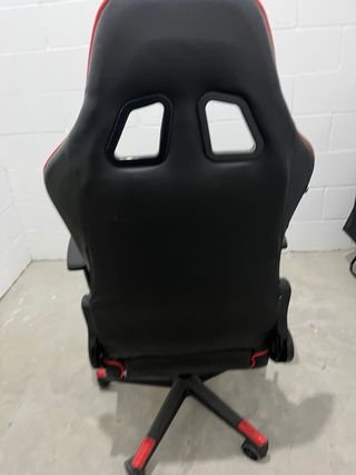 Silla escritorio Negra y Roja