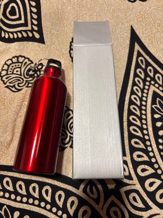 Borraccia rossa in alluminio