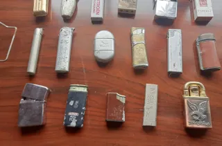 Lote de mecheros antiguos