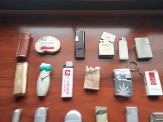 Lote de mecheros antiguos