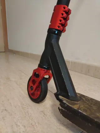 Patinete Oxelo Freestyle Negro y Rojo