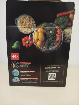 Vaporera de Alimentos Doble K. Professional Cookin