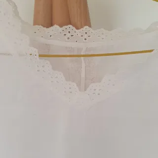 Blusa Lino Blanca Fluida