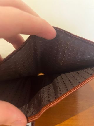 Cartera Piel Cocodrilo Hombre Marrón