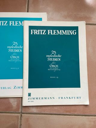 25 estudios Oboe Fritz Flemming vol. 2