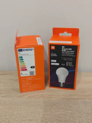 Bombilla LED Inteligente Xiaomi E27 Blanca Cálida