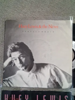 Huey Lewis & The News lote 4 discos single vinilo
