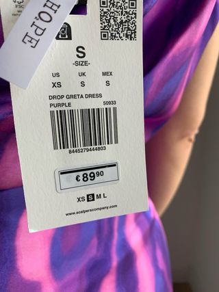 Vestido Scalpers Morado y Rosa