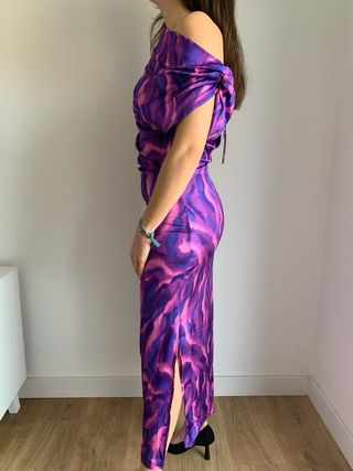 Vestido Scalpers Morado y Rosa