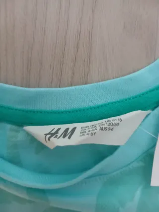 Maglietta bambina H&M 4-6 anni