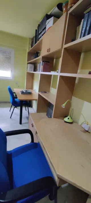 Conjunto escritorio madera