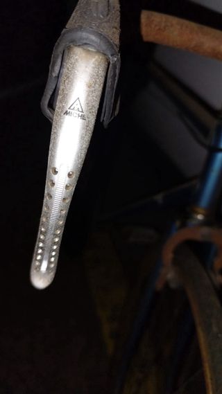 Bicicleta Antigua de Carretera Azul