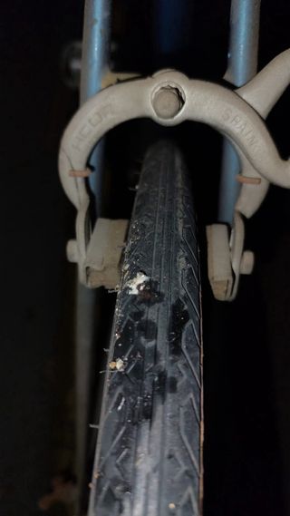 Bicicleta Antigua de Carretera Azul