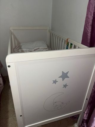 Cuna grande 0-2 años regulable