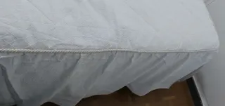 Edredón Cama 135x190cm Beige/Blanco