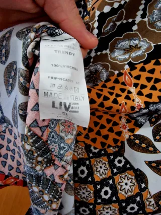 Camicia batik manica corta