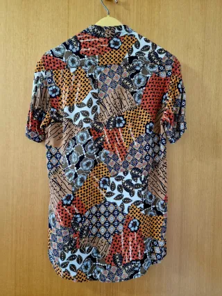 Camicia batik manica corta