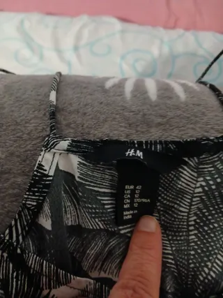 Vestido estampado palmeras