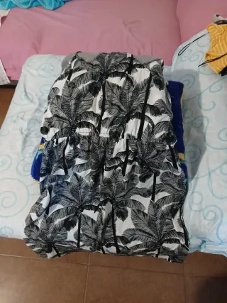 Vestido estampado palmeras