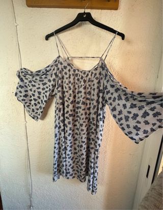 Vestido Verano Hombros Descubiertos Talla XXXL