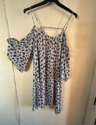 Vestido Verano Hombros Descubiertos Talla XXXL