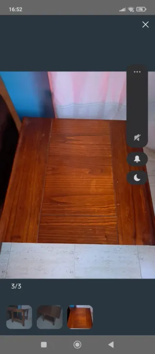 Mesa auxiliar madera Banak