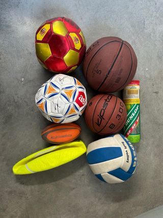 Set di Palloni per Calcio, Basket, Pallavolo, Rugby