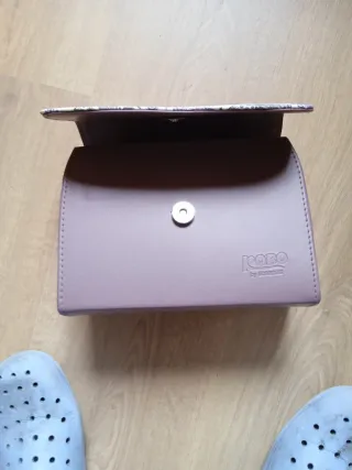 Bolso de Kobo Morado y Blanco con Estampado