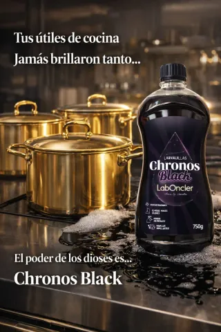 Pack 2 Lavavajillas Chronos Black 1.5L