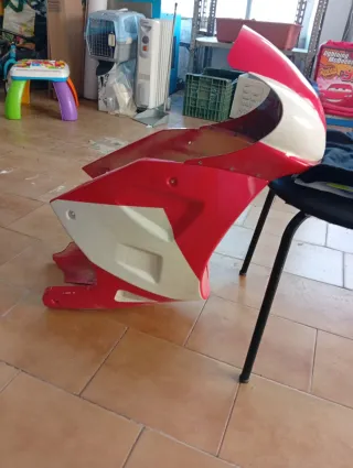 Minimoto Roja y Blanca