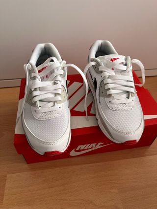 Zapatillas Nike Air Max 90 Gris y Blanco