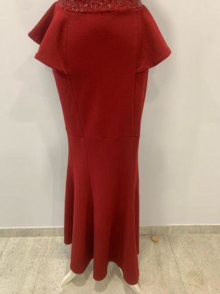 Vestido largo fiesta lentejuelas