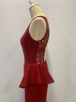 Vestido largo fiesta lentejuelas