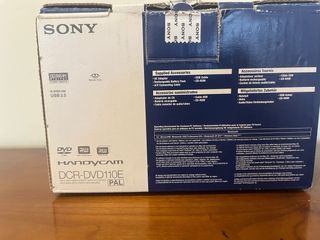 Sony Handycam DCR-DVD110E PAL Plata