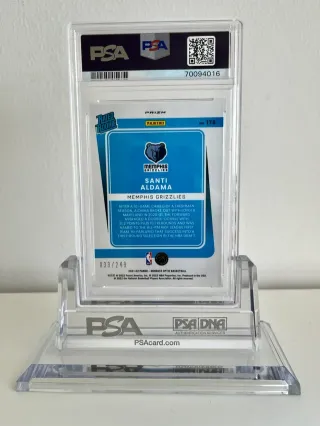 Santi Aldama 2021 Donruss Optic PSA 10