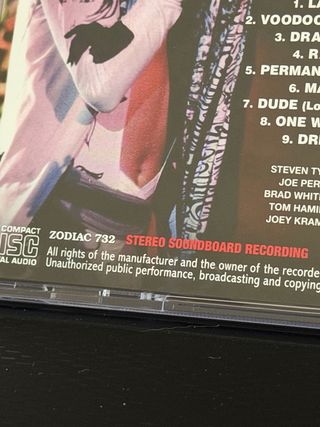 Aerosmith Budokan 1990 2CD Soundboard