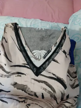 Camisa estampada cebra