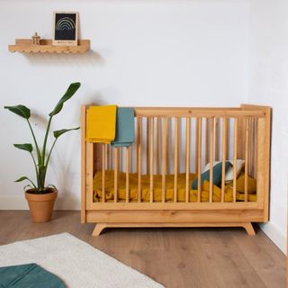 Cuna madera maciza 120cm