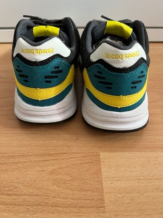 Zapatillas Le Coq Sportif Negras y Amarillas