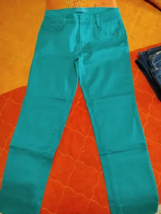 Jeans Conos donna color petrolio