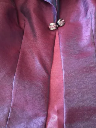 Blusa fiesta de El Corte Ingles. Morado/Rosa